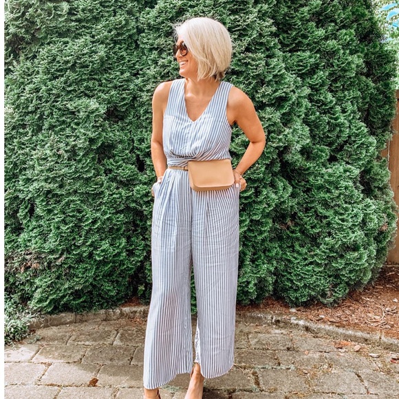 Striped Jumpsuit - Picture 6 of 6